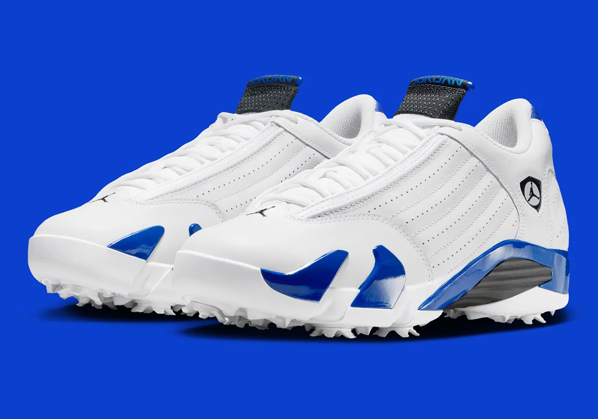 Air Jordan 14 Golf Hyper Royal 2 L'Air Jordan 14 Golf « Hyper Royal » débarque sur les greens pour révolutionner votre jeu