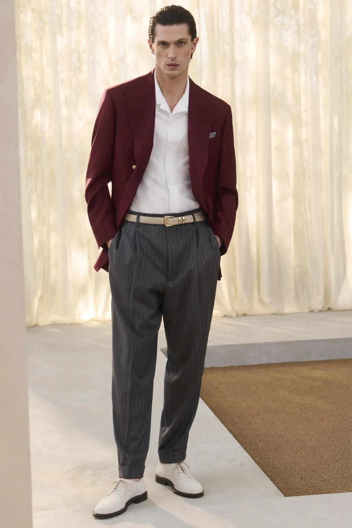 La collection Printemps 2026 de Brunello Cucinelli explore le territoire inédit de la fluidité
