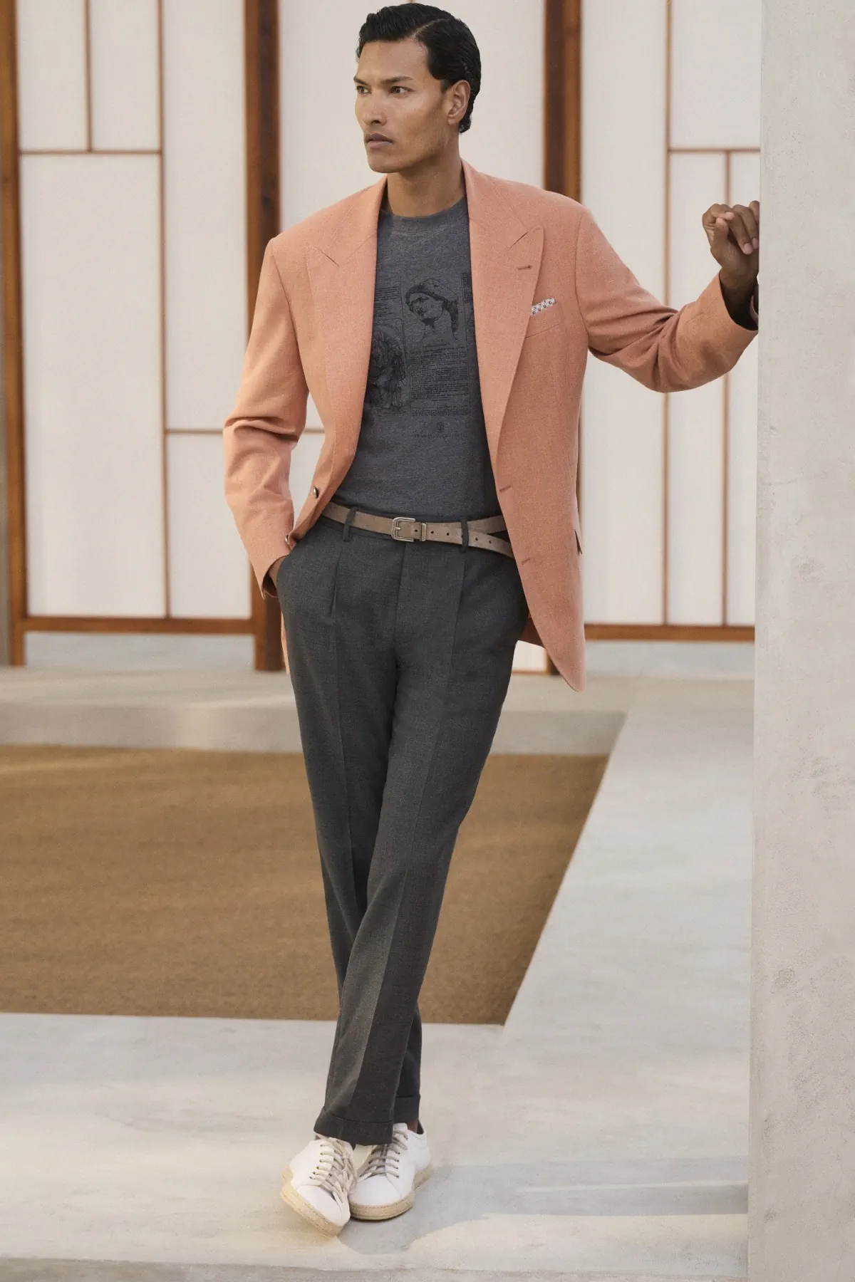 La collection Printemps 2026 de Brunello Cucinelli explore le territoire inédit de la fluidité