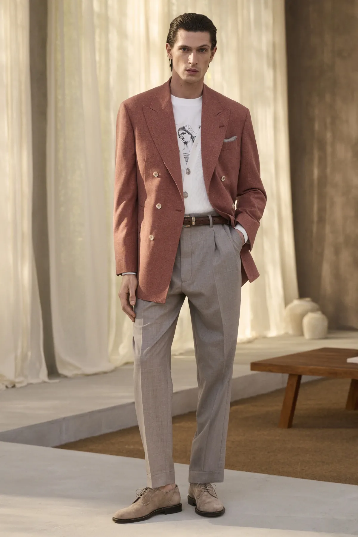 La collection Printemps 2026 de Brunello Cucinelli explore le territoire inédit de la fluidité