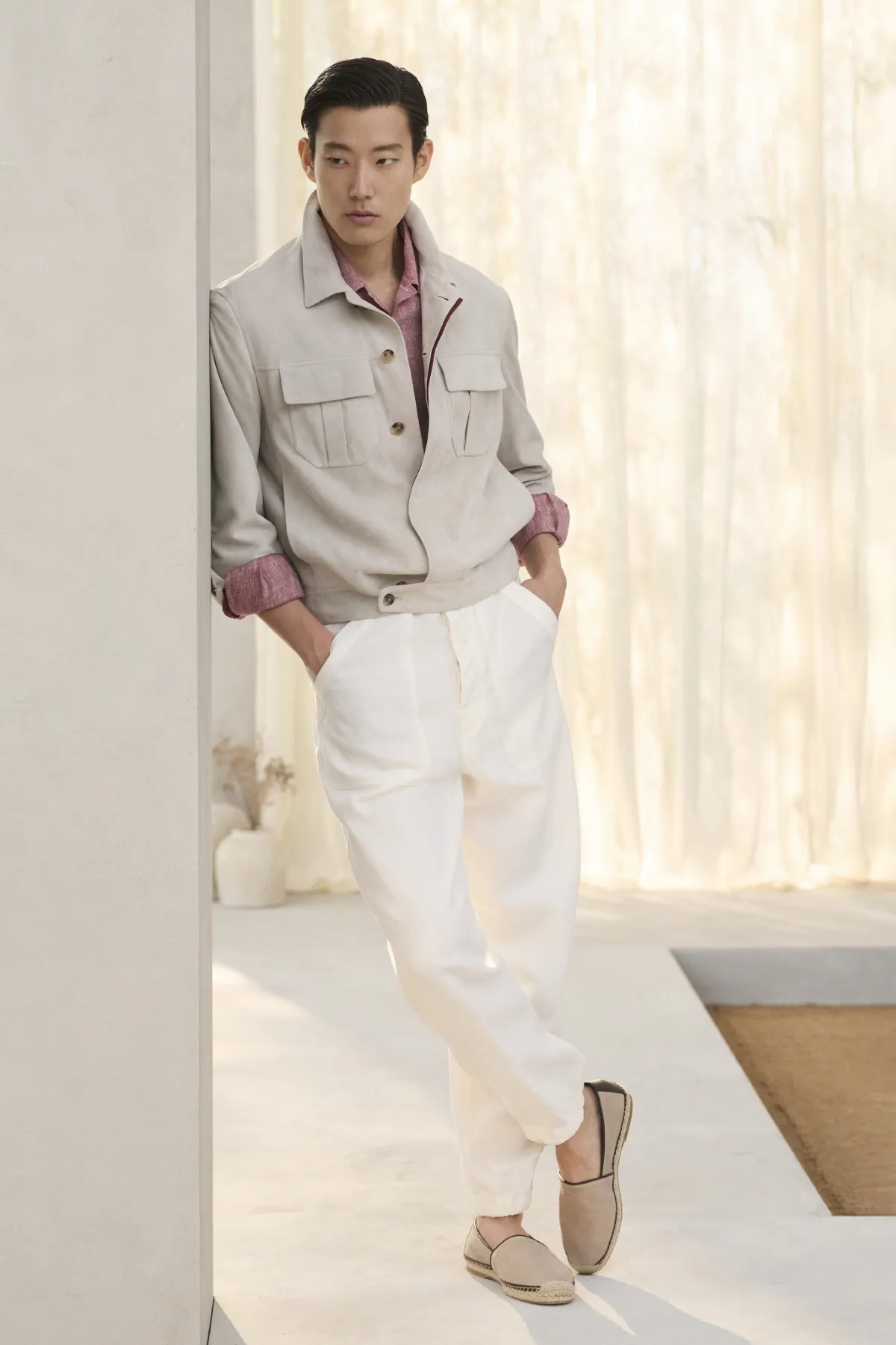 Brunello Cucinelli Spring Summer 2026 Milan Fashion Week 4 La collection Printemps 2026 de Brunello Cucinelli explore le territoire inédit de la fluidité
