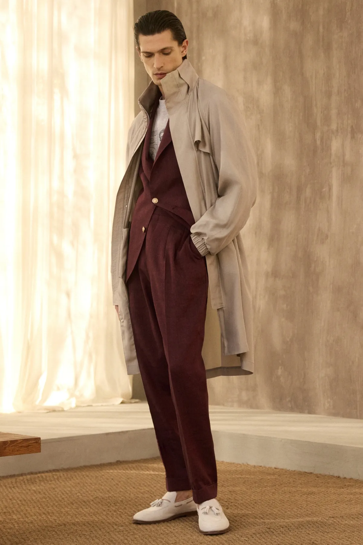 La collection Printemps 2026 de Brunello Cucinelli explore le territoire inédit de la fluidité