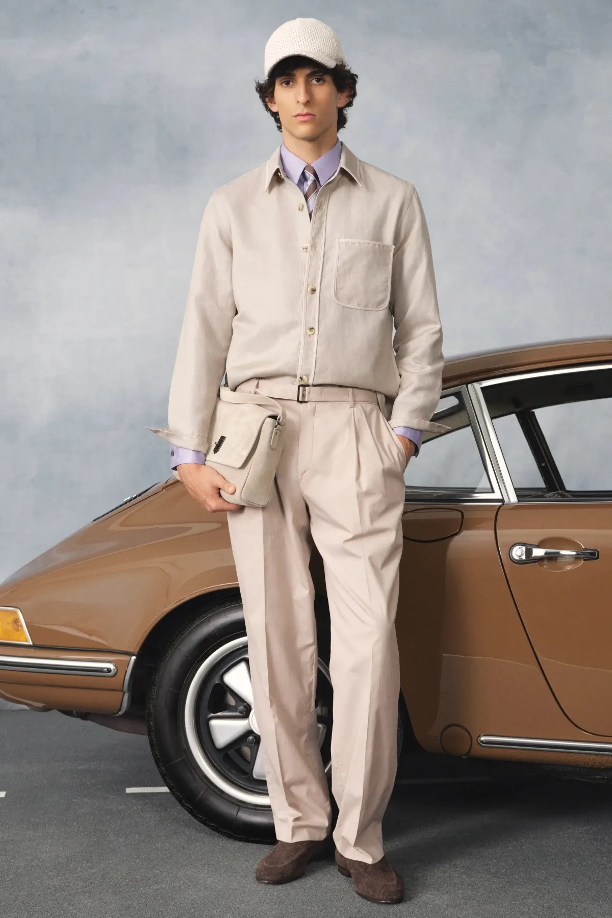 La collection Printemps 2026 de Canali revisite l'élégance automobile italienne
