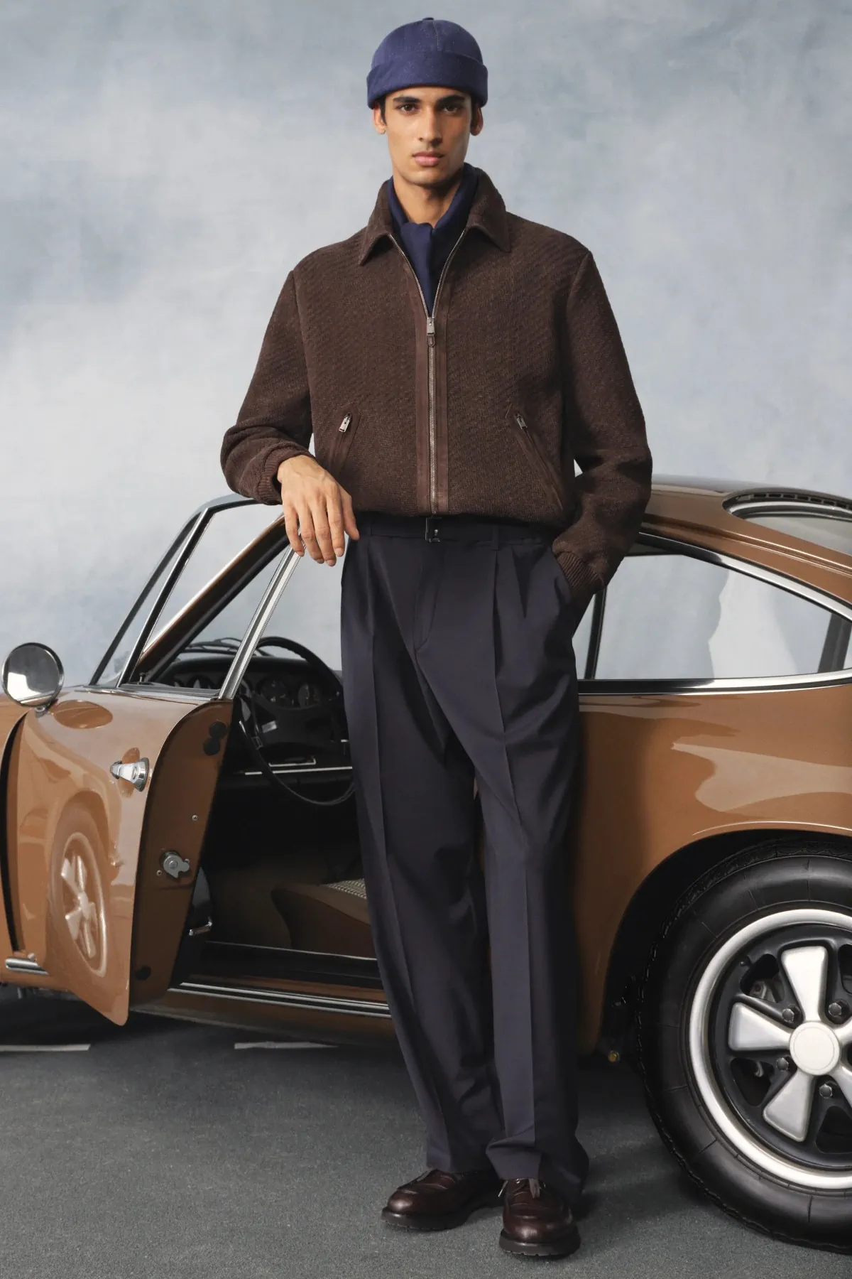 La collection Printemps 2026 de Canali revisite l'élégance automobile italienne