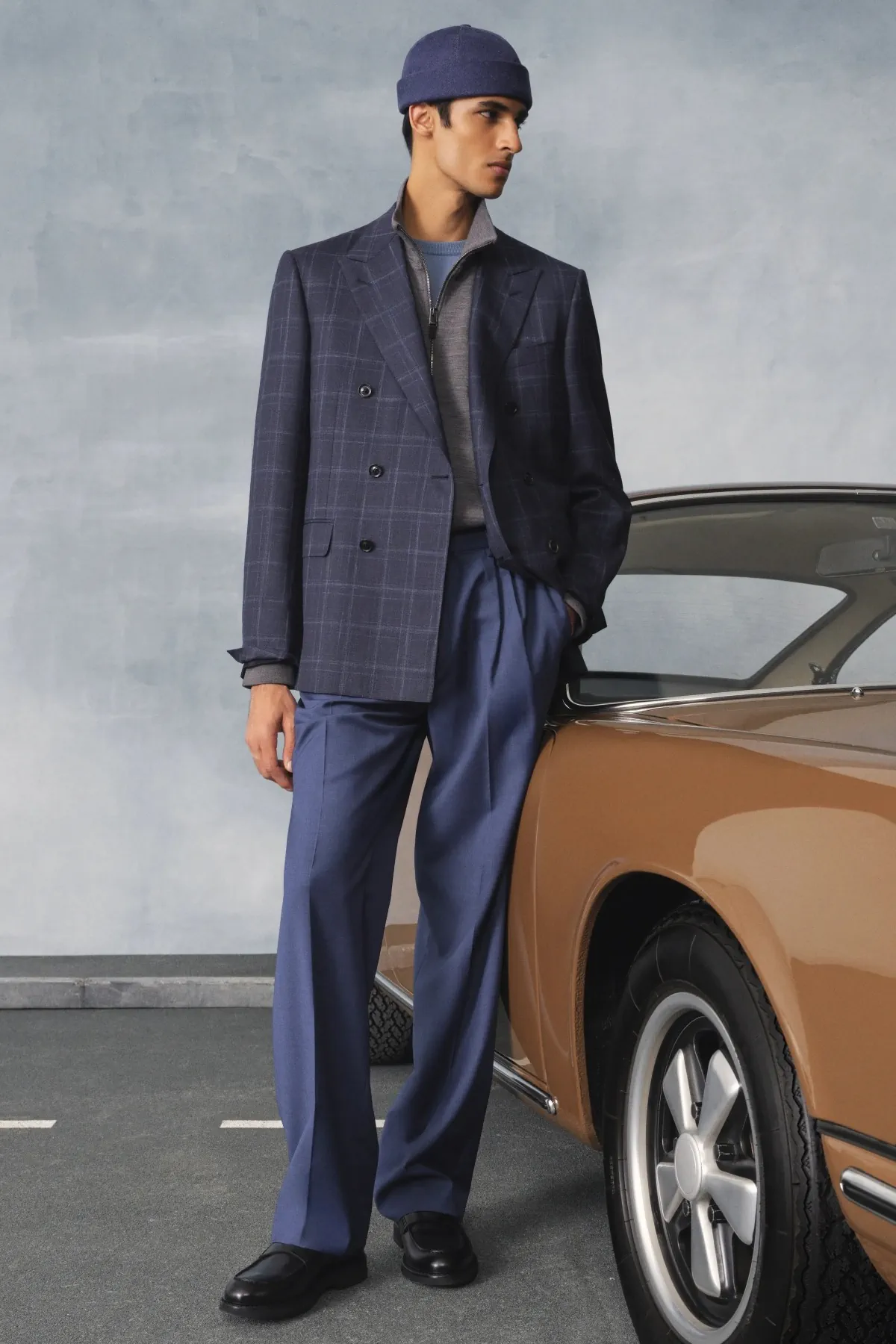 La collection Printemps 2026 de Canali revisite l'élégance automobile italienne