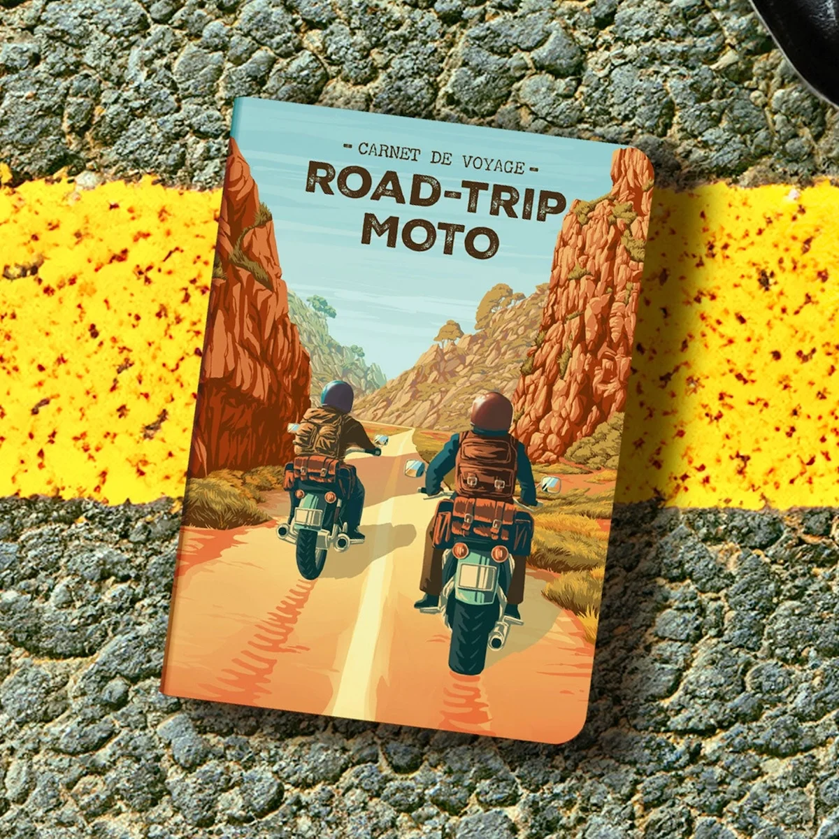 Cool Box Rocketlinks Carnet Road Trip Moto Surprenez-le avec une box cadeau pour homme vraiment originale !