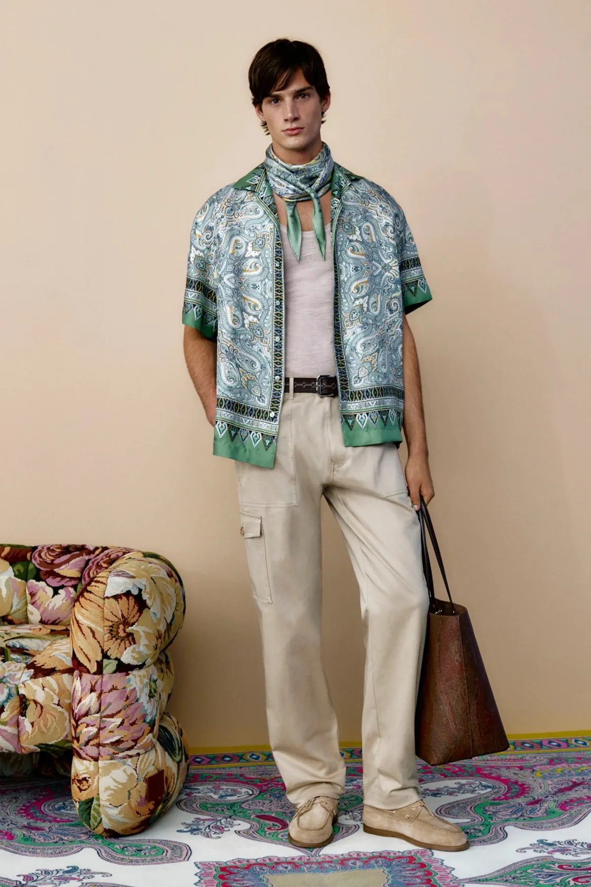 Etro Spring Summer 2026 Milan Fashion Week 3 La collection Printemps 2026 d'ETRO révèle une masculinité apaisée, loin des codes spectaculaires habituels