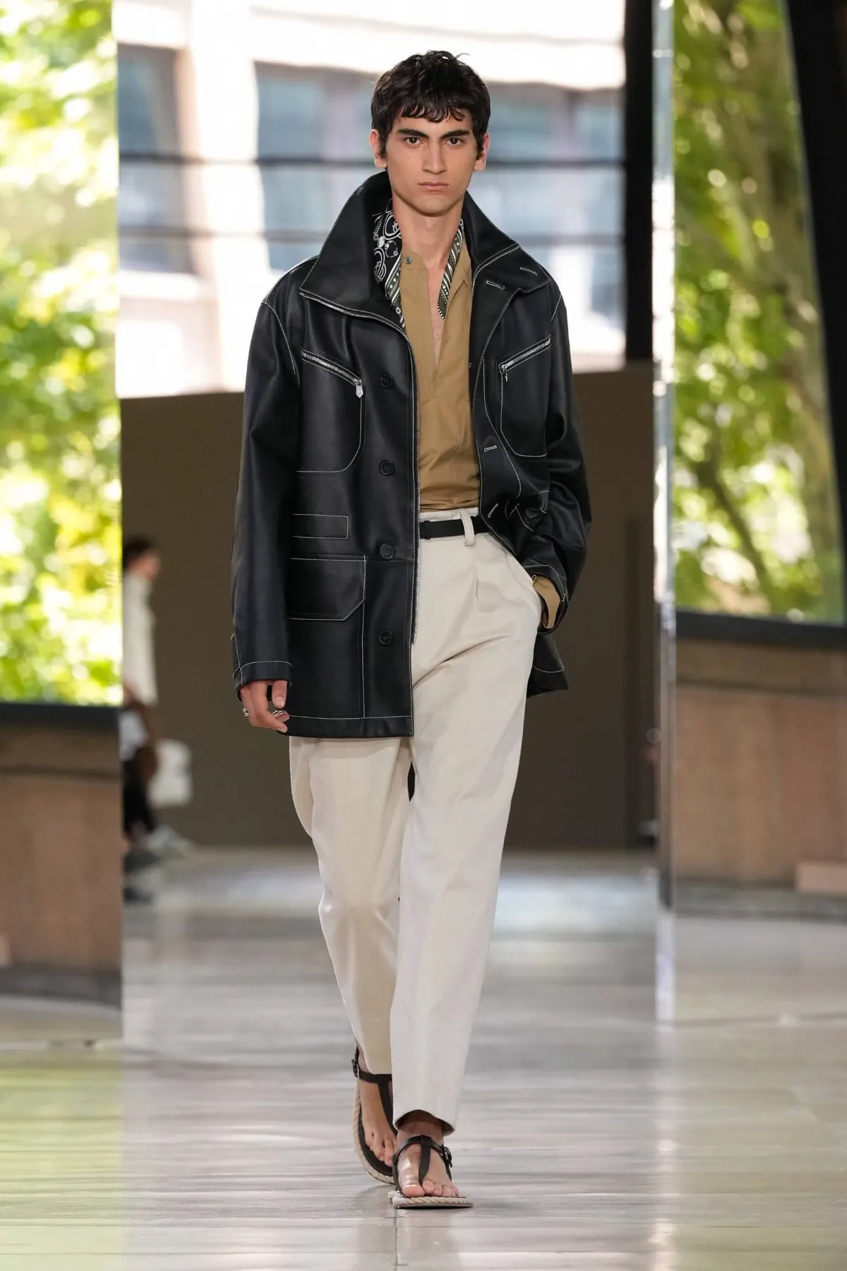 Hermes Spring Summer 2026 Paris Fashion Week Mens 4 Hermès Printemps 2026 : une approche tactile de la mode masculine