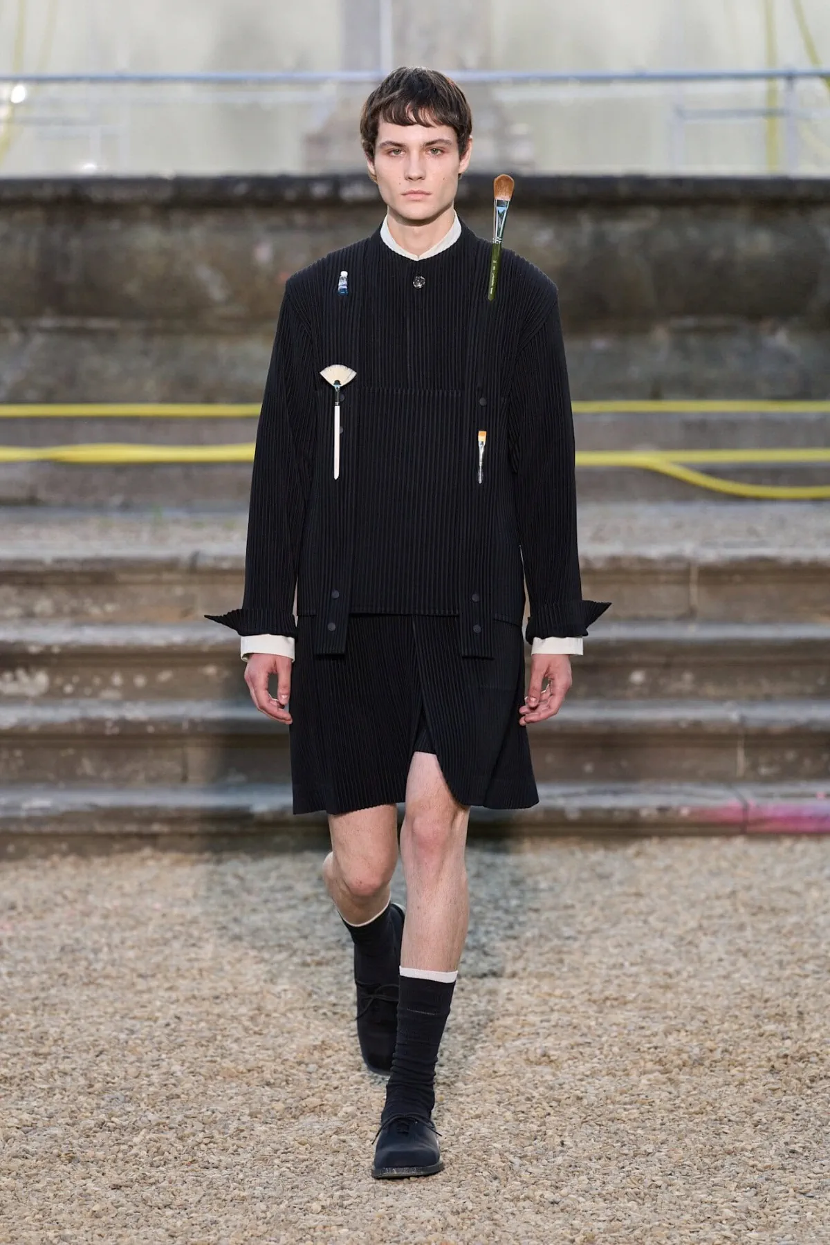 Homme Plisse Issey Miyake Spring Summer 2026 Pitti Uomo 108 2 La collection Printemps 2026 de HOMME PLISSÉ ISSEY MIYAKE explore Florence sous un nouveau format nomade