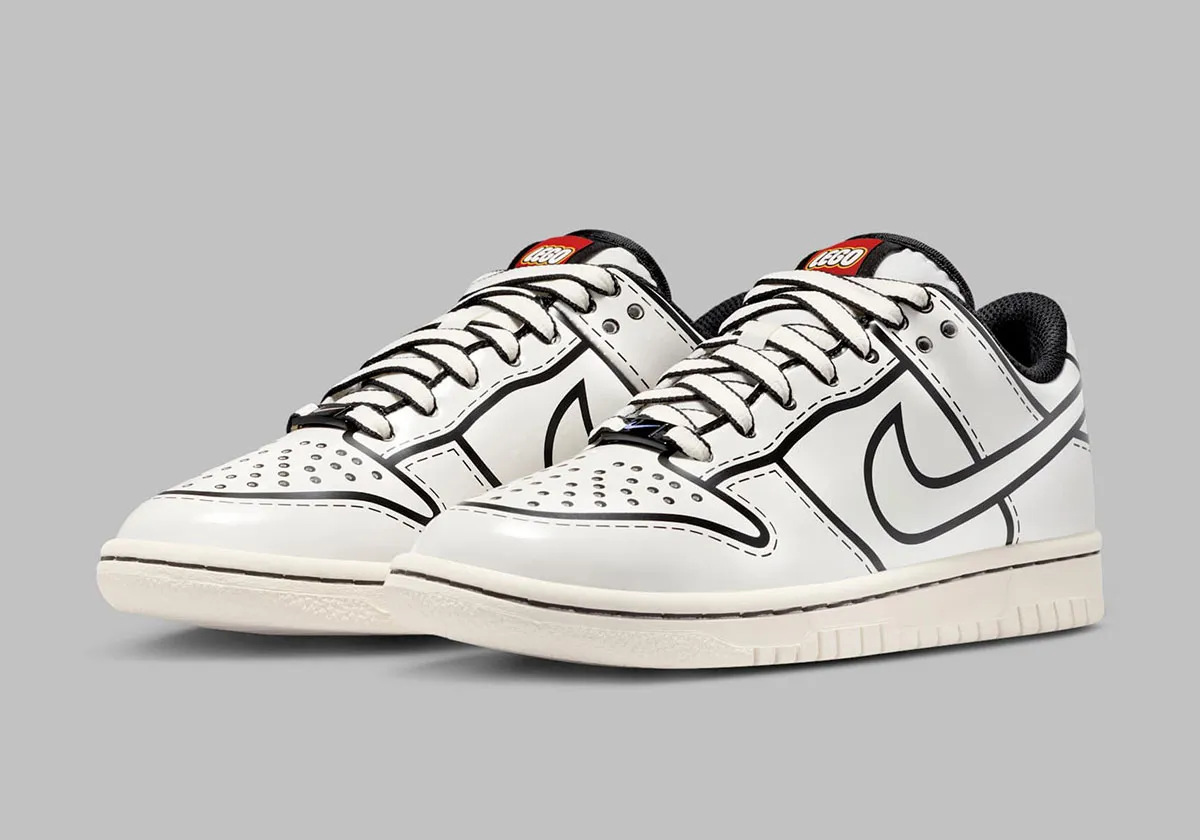 LEGO x Nike Dunk Low 1 La Nike Dunk Low x LEGO réinvente la basket iconique