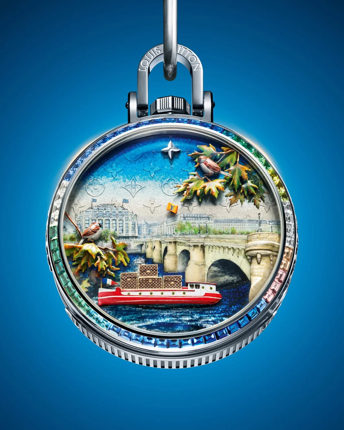 Louis Vuitton Montre de poche Escale au Pont Neuf 1 Louis Vuitton présente sa montre de poche Escale au Pont-Neuf, la plus complexe jamais créée