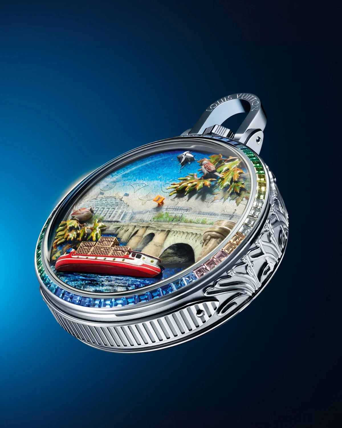 Louis Vuitton Montre de poche Escale au Pont Neuf 3 Louis Vuitton présente sa montre de poche Escale au Pont-Neuf, la plus complexe jamais créée