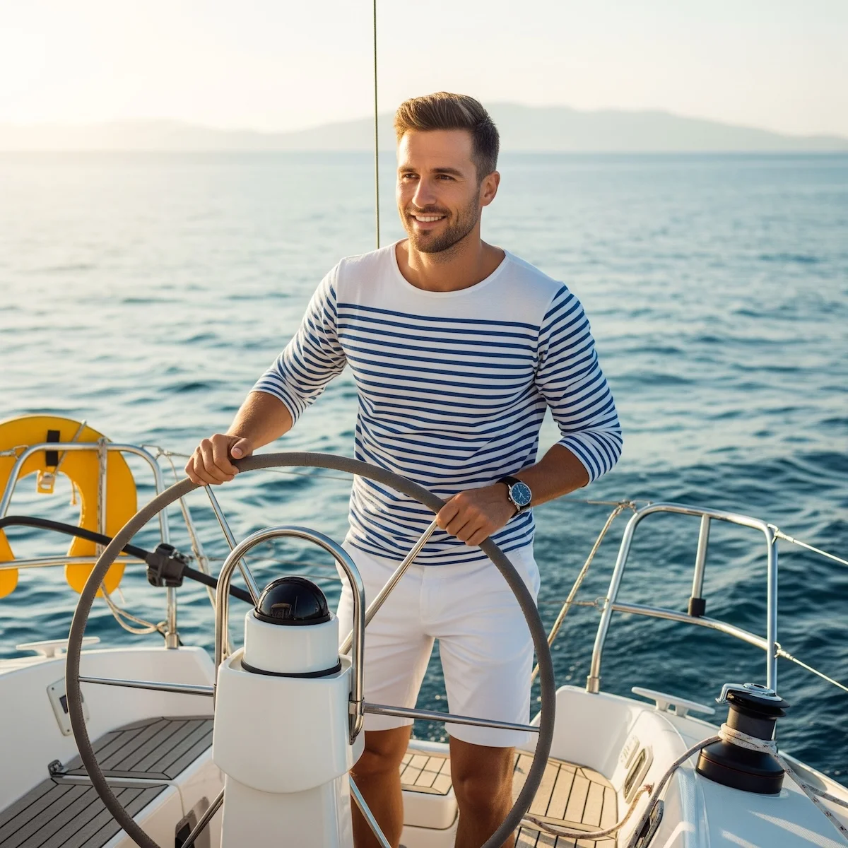 Mariniere pour homme Rocketlinks 1 La marinière pour homme : du vestiaire marin à l’icône pop-culture