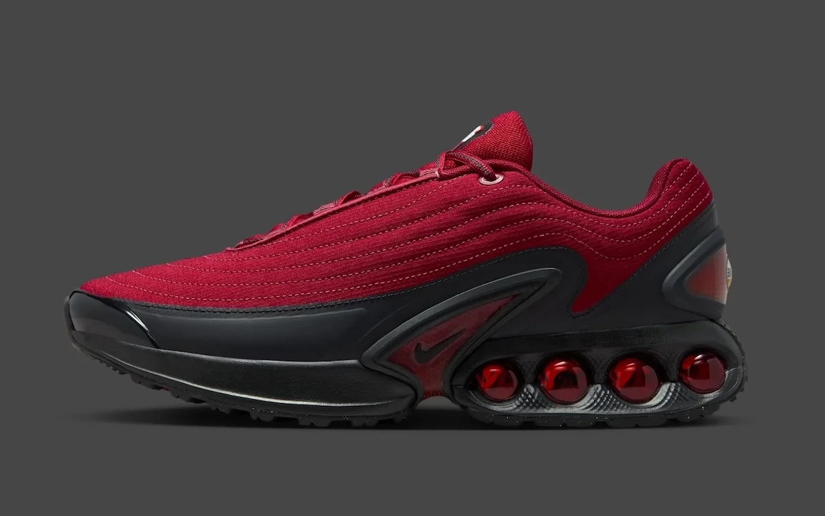 Nike Air Max Dn Noble Red 1 La Nike Air Max Dn « Noble Red » arrive pour affronter le froid avec style