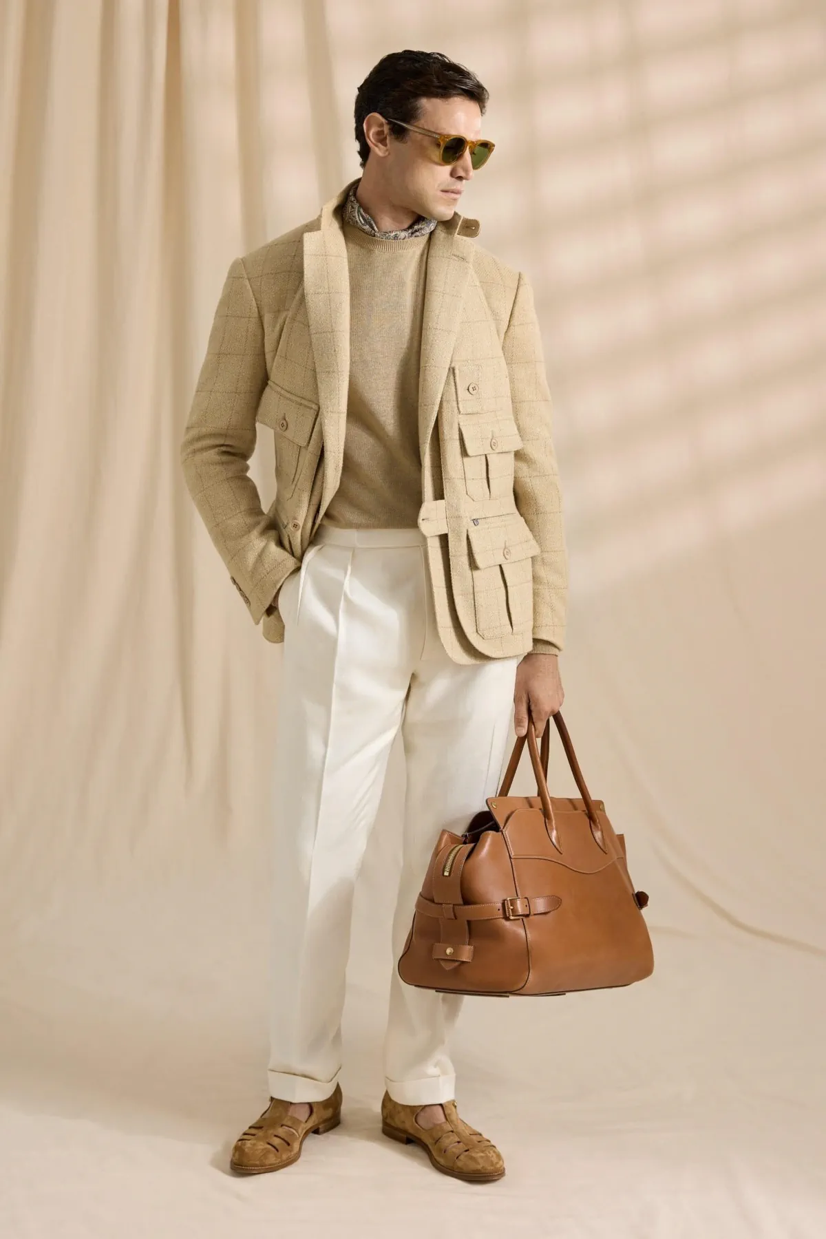 La collection Printemps 2026 de Ralph Lauren Purple Label célèbre le voyageur moderne