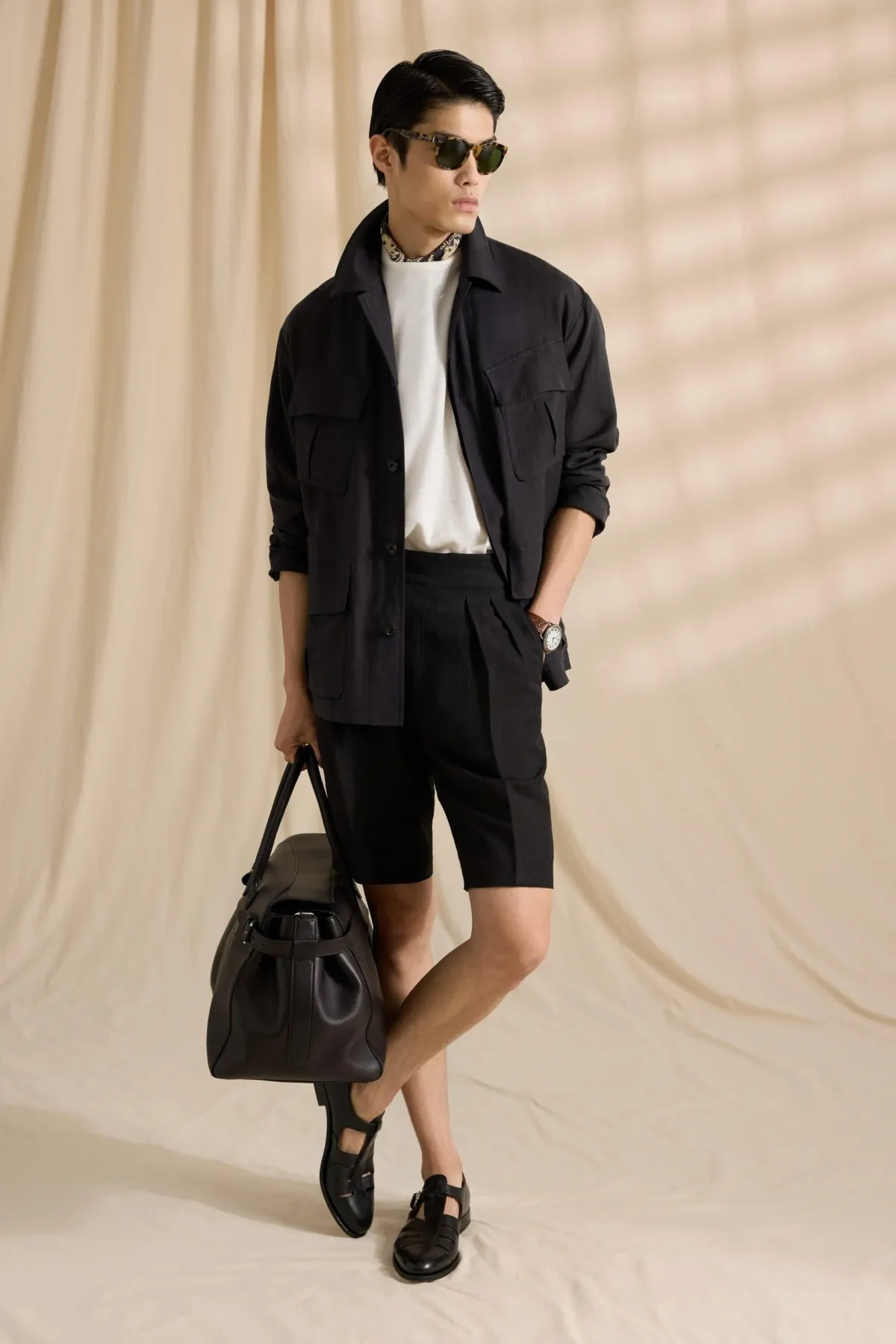 La collection Printemps 2026 de Ralph Lauren Purple Label célèbre le voyageur moderne