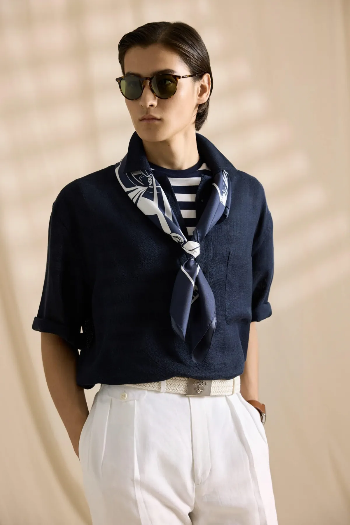 La collection Printemps 2026 de Ralph Lauren Purple Label célèbre le voyageur moderne