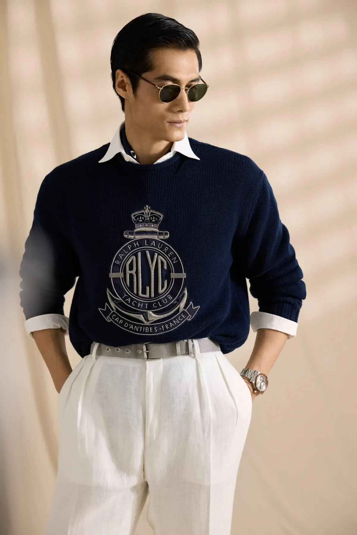 La collection Printemps 2026 de Ralph Lauren Purple Label célèbre le voyageur moderne