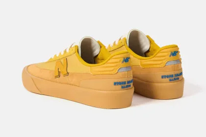 Stone Island et New Balance lancent leur première chaussure de skateboard avec une toile réactive à la lumière