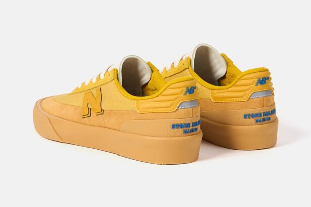 Stone Island et New Balance lancent leur première chaussure de skateboard avec une toile réactive à la lumière