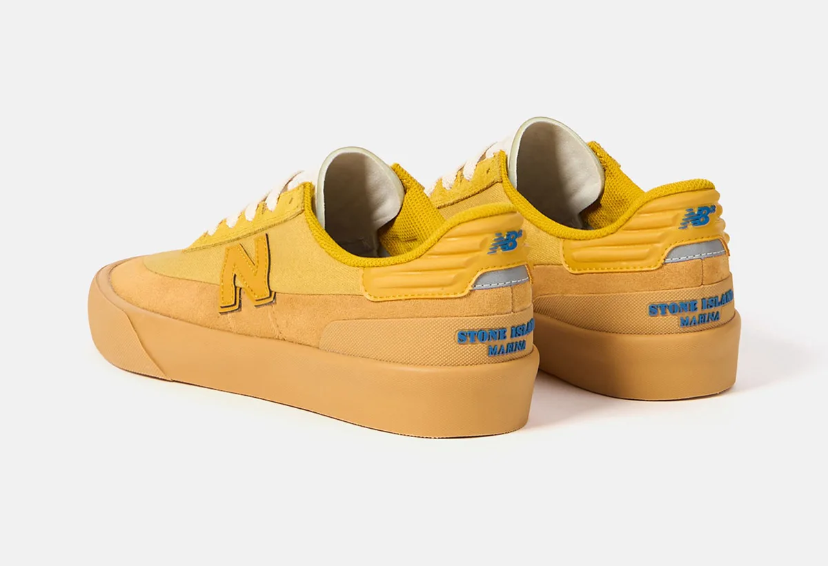 Stone Island x New Balance Chaussures de skate nautique 0 Stone Island et New Balance lancent leur première chaussure de skateboard avec une toile réactive à la lumière
