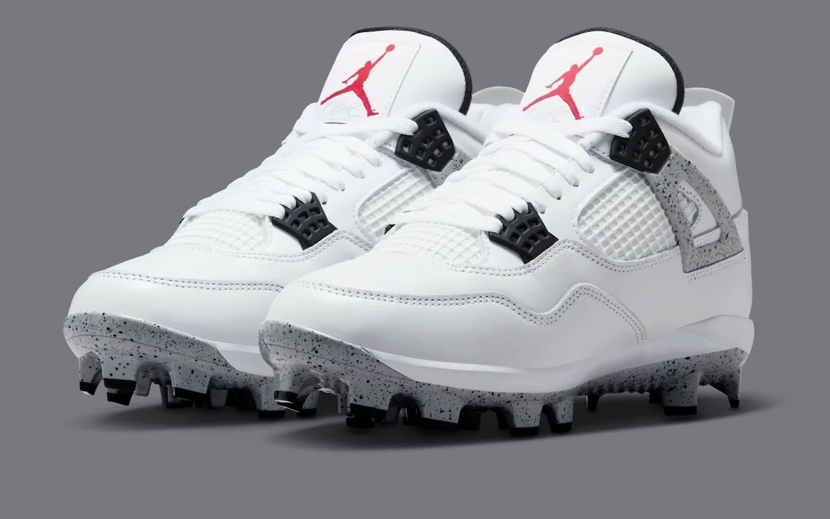 Air Jordan 4 White Cement Baseball 1 La Air Jordan 4 « White Cement » arrive sur les terrains de baseball