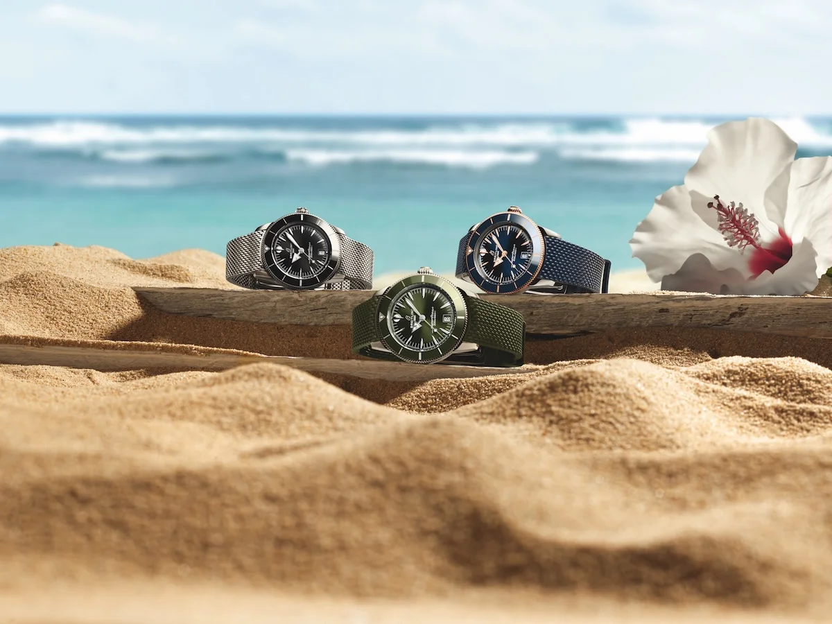 Breitling Superocean Heritage relooking ensoleille 1 La montre de plongée Superocean Heritage de Breitling a droit à un relooking ensoleillé
