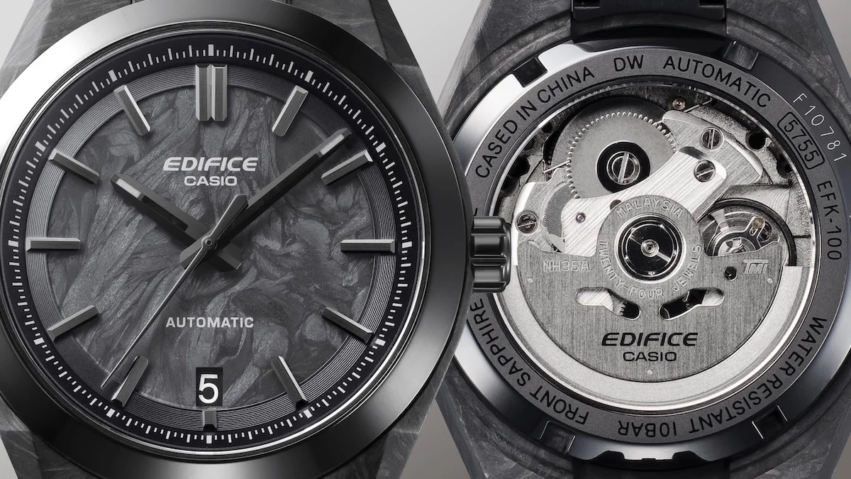 CASIO Premiere montre automatique 1 CASIO lance sa première montre automatique avec la collection EDIFICE