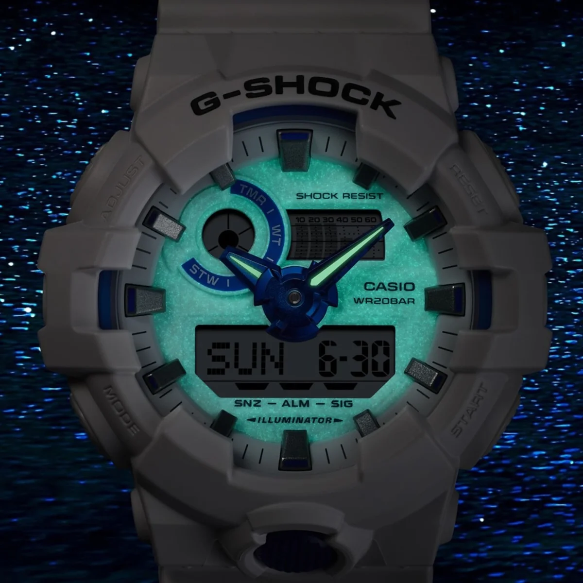 G SHOCK GA 700HDS x Fantastic 4 2 G-SHOCK se met aux couleurs des super-héros pour « Fantastic 4: First Steps »