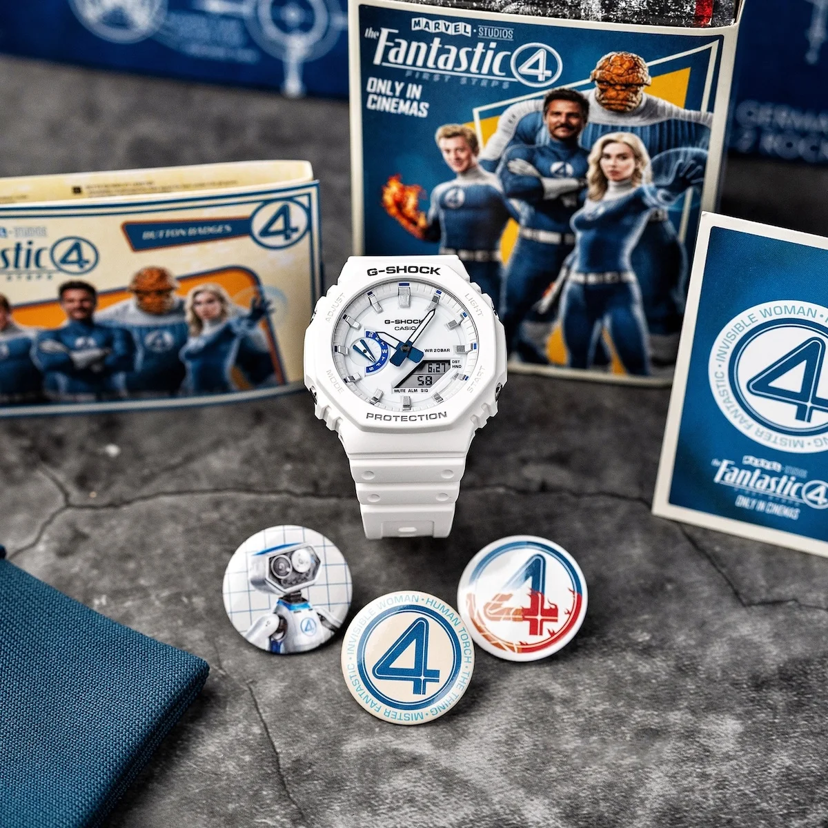 G SHOCK GA 700HDS x Fantastic 4 3 G-SHOCK se met aux couleurs des super-héros pour « Fantastic 4: First Steps »