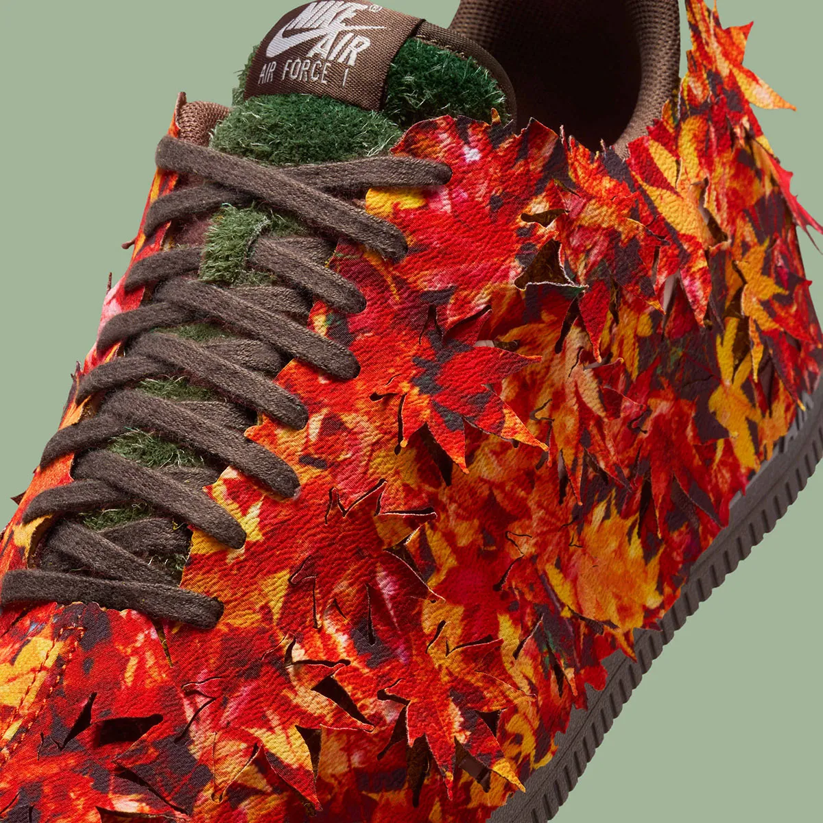 Nike Air Force 1 Autumn Leaves 8 La Nike Air Force 1 « Leaf Camo » célèbre la saison automnale