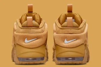 L'éclat ambré de la Nike Air More Uptempo Low « Wheat »