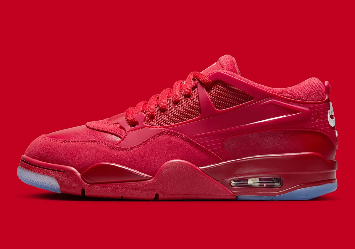 ir Jordan 4 RM All Red 2 La Air Jordan 4 RM « All-Red » enflamme les esprits avec son design monochrome audacieux