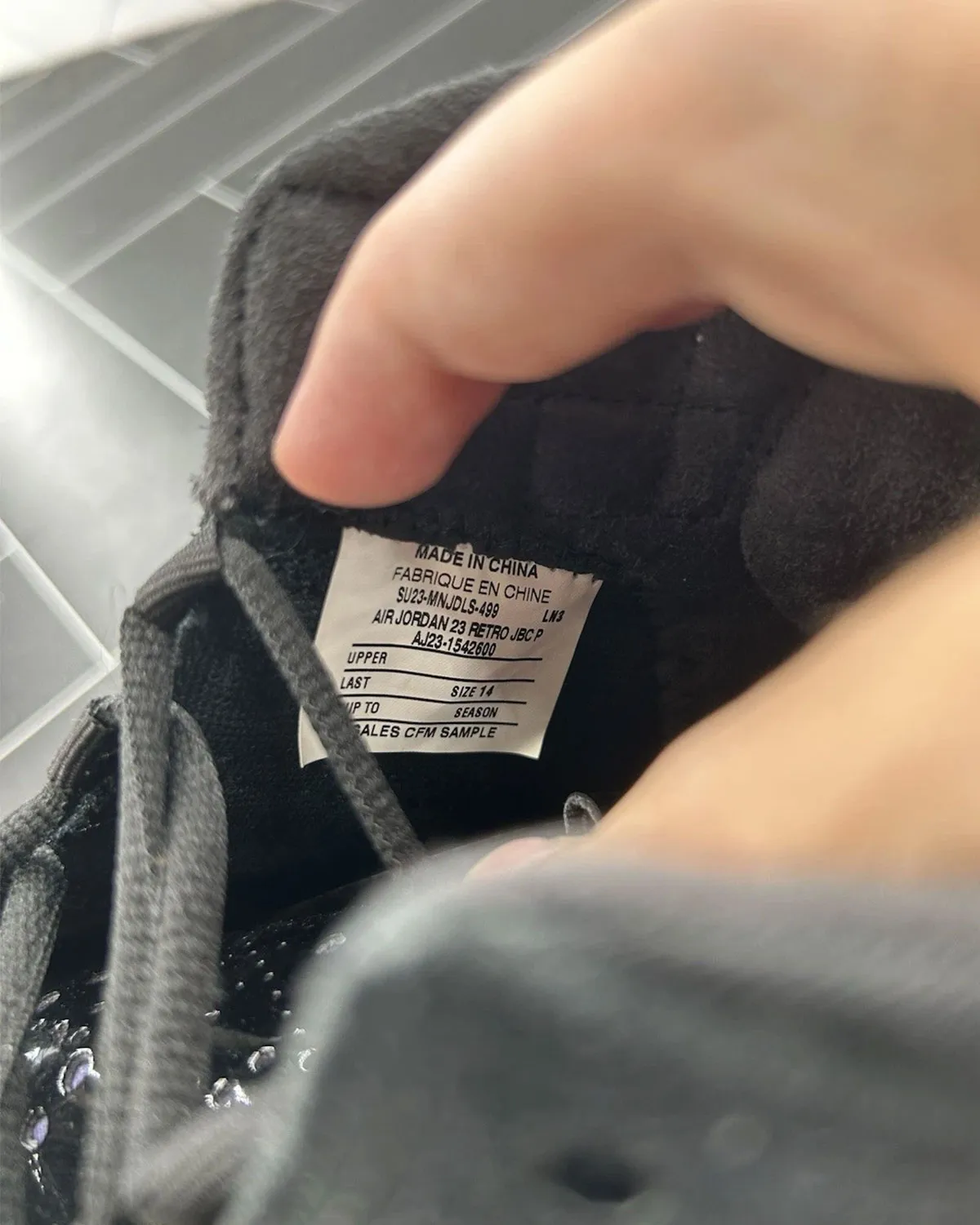 Air Jordan 23 Galaxy 5 La mystérieuse Air Jordan 23 « Galaxy » fait son apparition