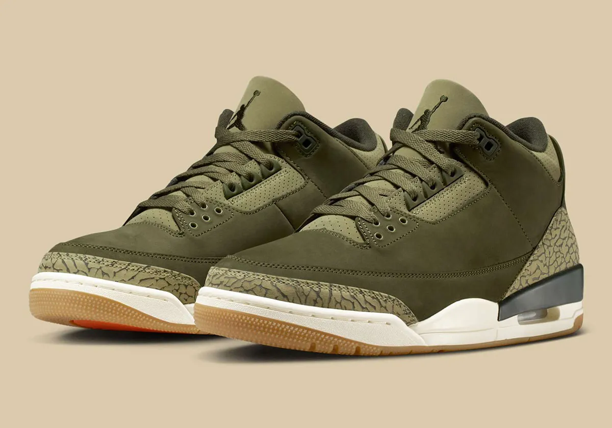 Air Jordan 3 Family Affair 2 La Air Jordan 3 « Medium Olive » se dévoile sous un nouveau jour
