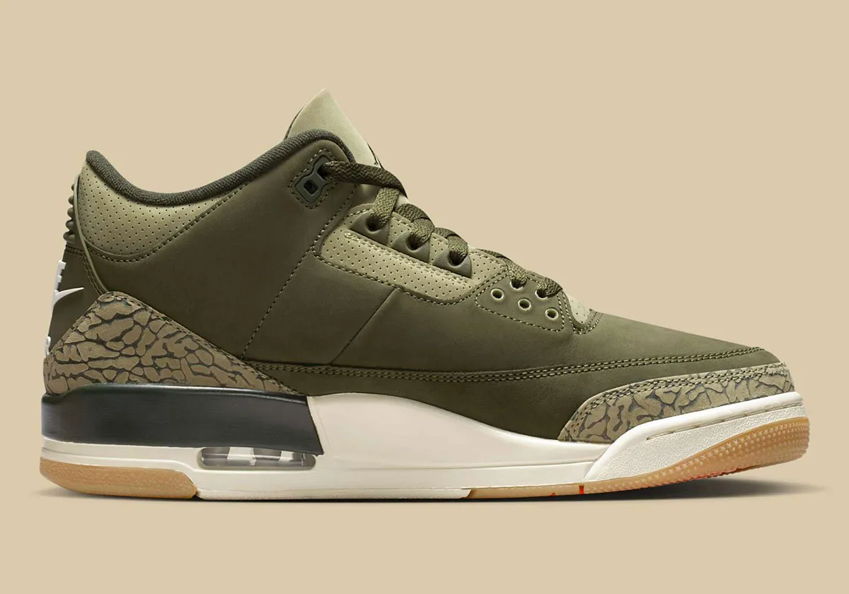 Air Jordan 3 Family Affair 3 La Air Jordan 3 « Medium Olive » se dévoile sous un nouveau jour
