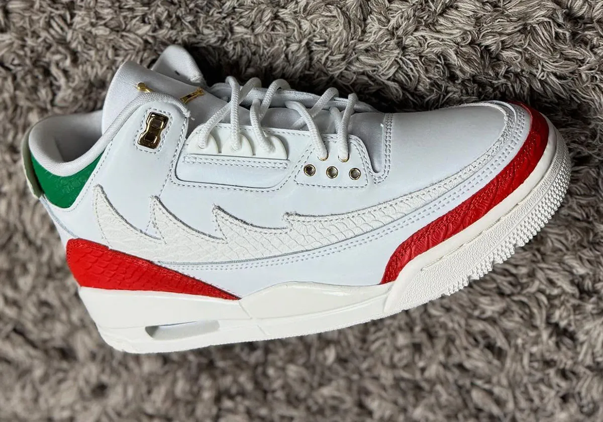 Air Jordan 3 Mexico 1 Voici la nouvelle Air Jordan 3 « Mexico », qui célèbre la culture mexicaine