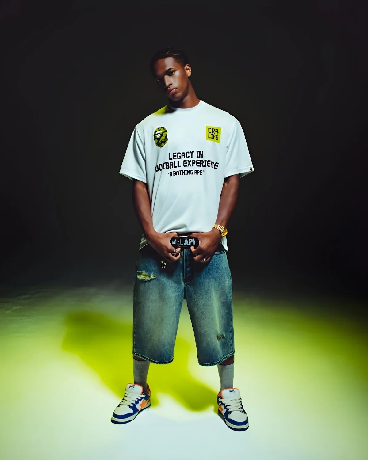 BAPE x CR7 LIFE collaboration 2 BAPE s'associe à CR7 LIFE pour une collection exclusive dédiée à Cristiano Ronaldo
