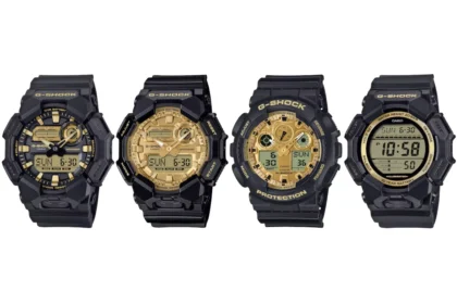 G-SHOCK impose sa vision avec quatre modèles noir et or