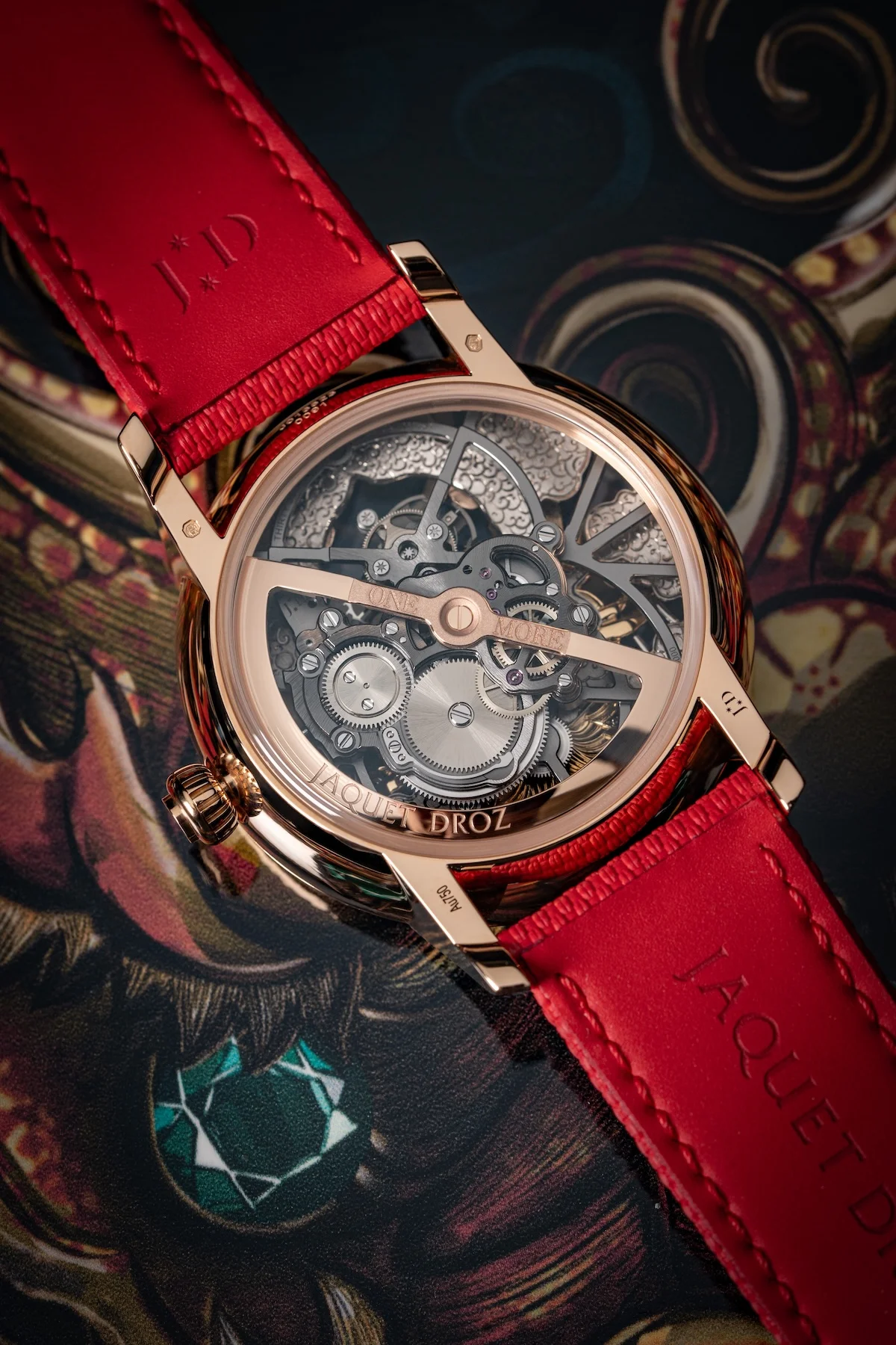 Jaquet Droz dévoile sa pièce unique Tourbillon Skelet Red Gold - Dragon Mask aux amateurs de haute horlogerie