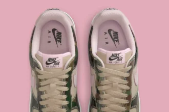 La surprenante Nike Air Force 1 Low « Patent Camo Pink » est d'ores et déjà disponible