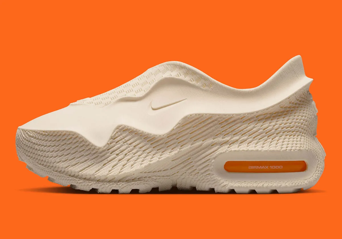 Nike Air Max 1000 Oatmeal 2 La Nike Air Max 1000 « Oatmeal » révolutionne la sneaker avec son impression 3D intégrale