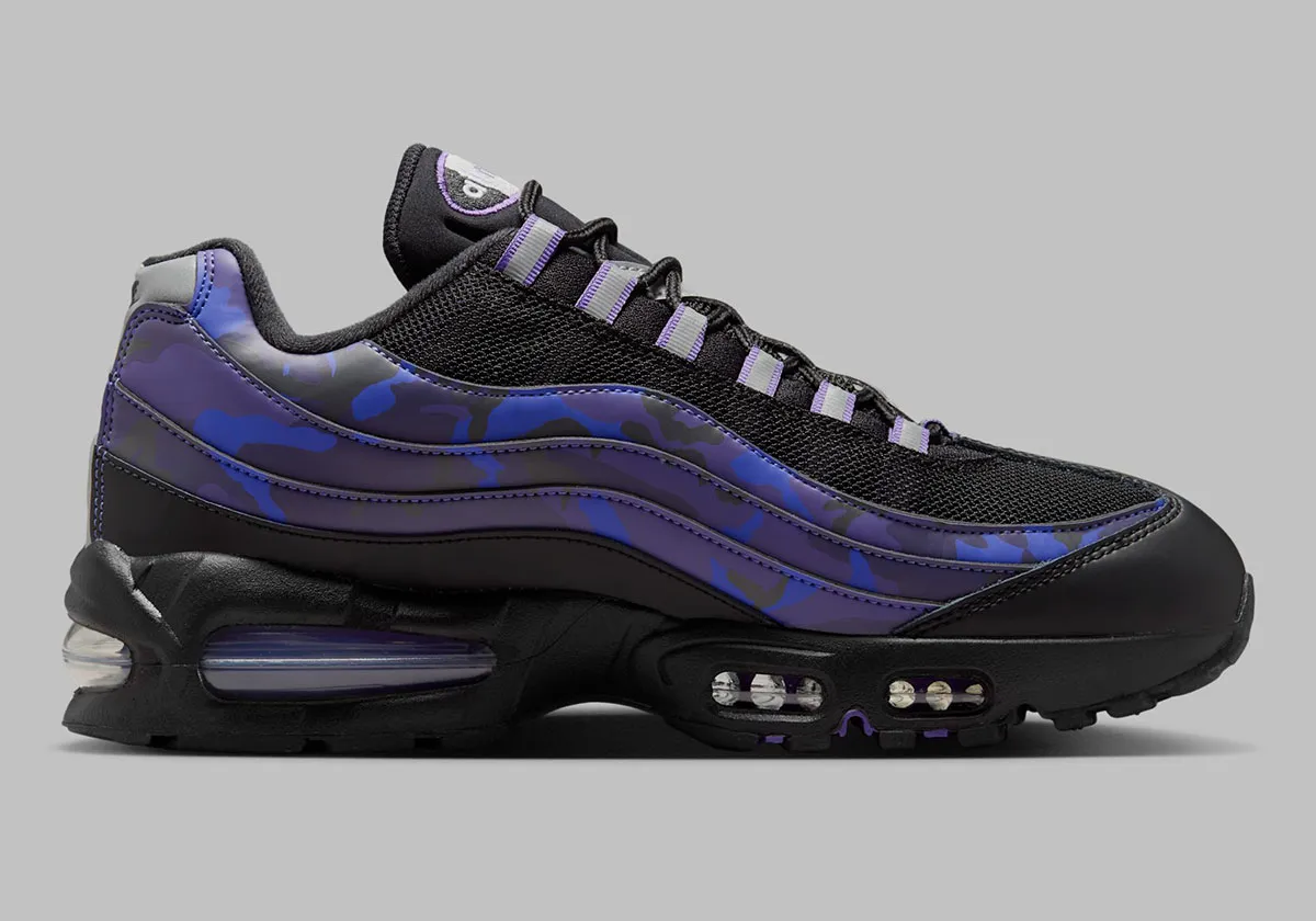 Nike Air Max 95 Court Purple 3 La Nike Air Max 95 « Court Purple » réinvente le camouflage
