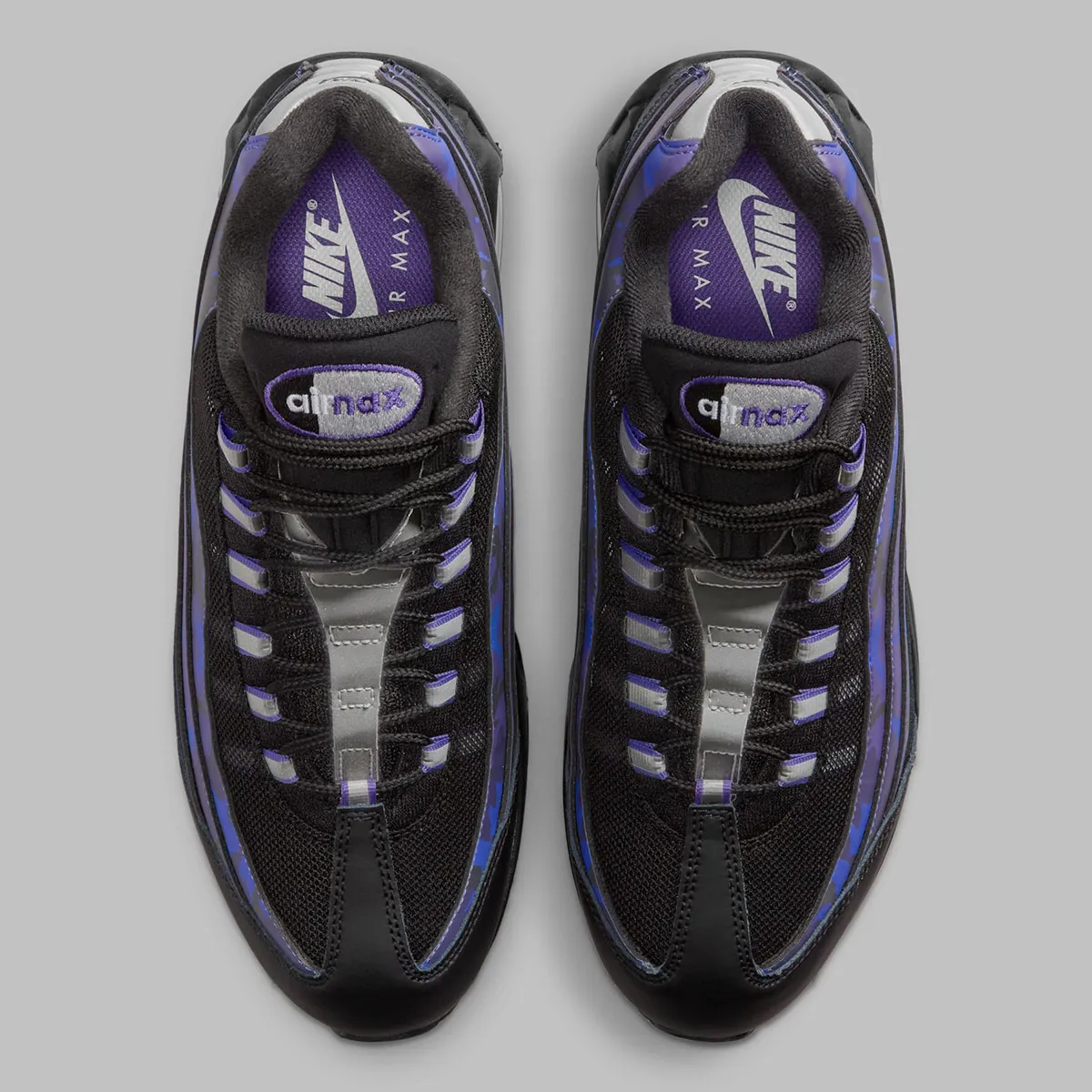 Nike Air Max 95 Court Purple 4 La Nike Air Max 95 « Court Purple » réinvente le camouflage
