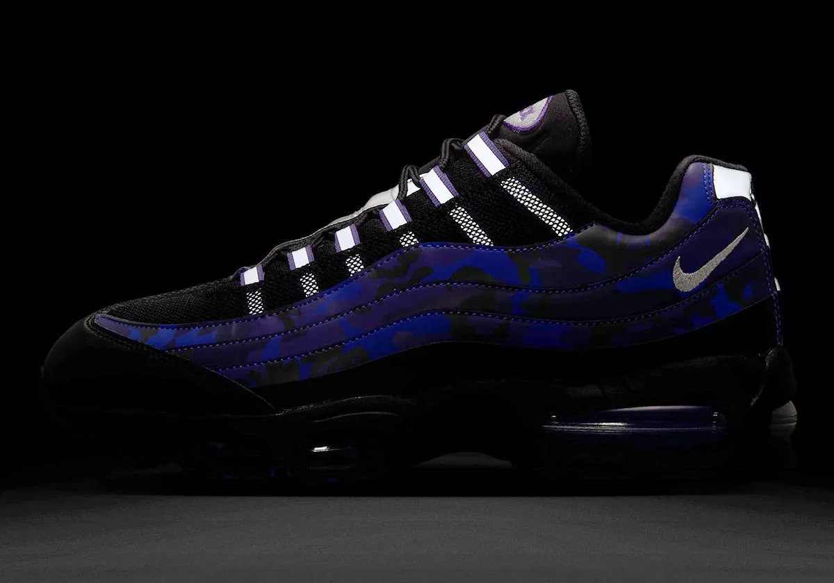 Nike Air Max 95 Court Purple 8 La Nike Air Max 95 « Court Purple » réinvente le camouflage