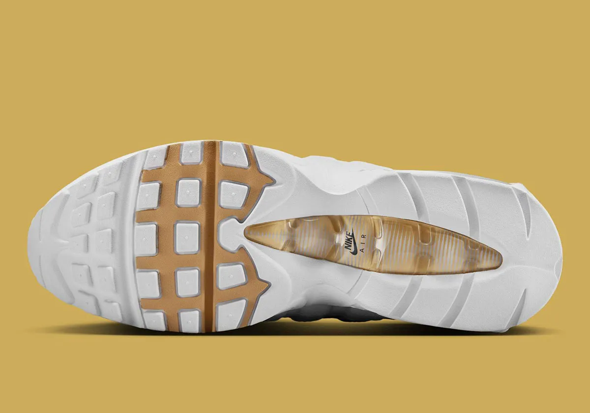 Nike Air Max 95 OG Metallic Gold 5 La Nike Air Max 95 OG « Metallic Gold » revient illuminer l'été
