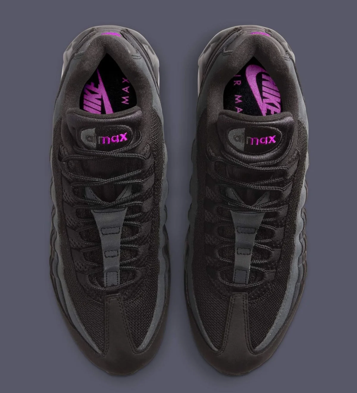 Nike Air Max 95 Vivid Purple 4 La Nike Air Max 95 « Vivid Purple » s'imposera pour l'automne 2025