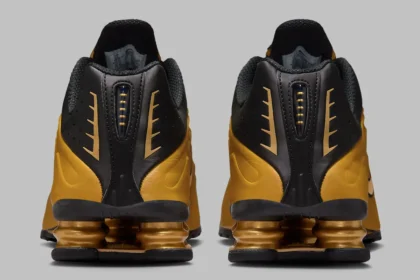 La Nike Shox R4 « Metallic Gold » revient illuminer la fin d’année