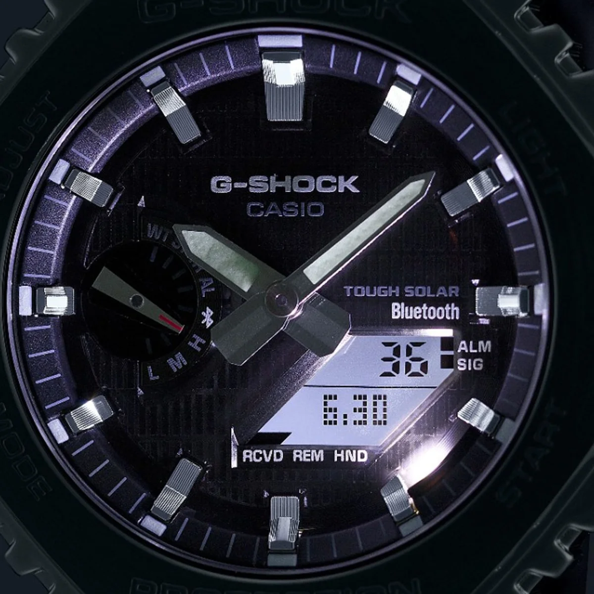 Nouveaux coloris G SHOCK GBM 2100A 2B 2 Pour cet été, la ligne G-SHOCK GBM-2100A se rafraîchit avec de nouveaux coloris