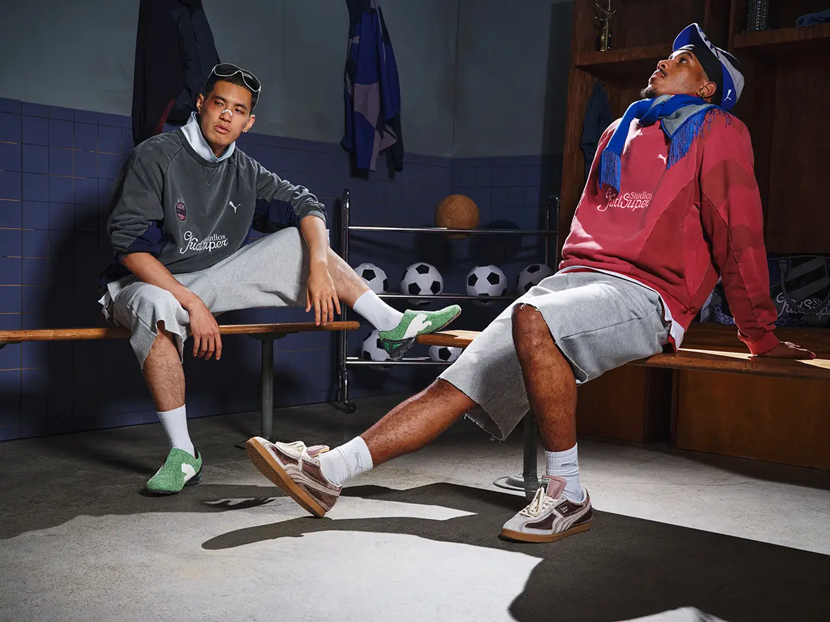 PUMA x KidSuper The Gaffers Sneakers 1 La nouvelle collection PUMA x KidSuper réinvente l'esthétique du football